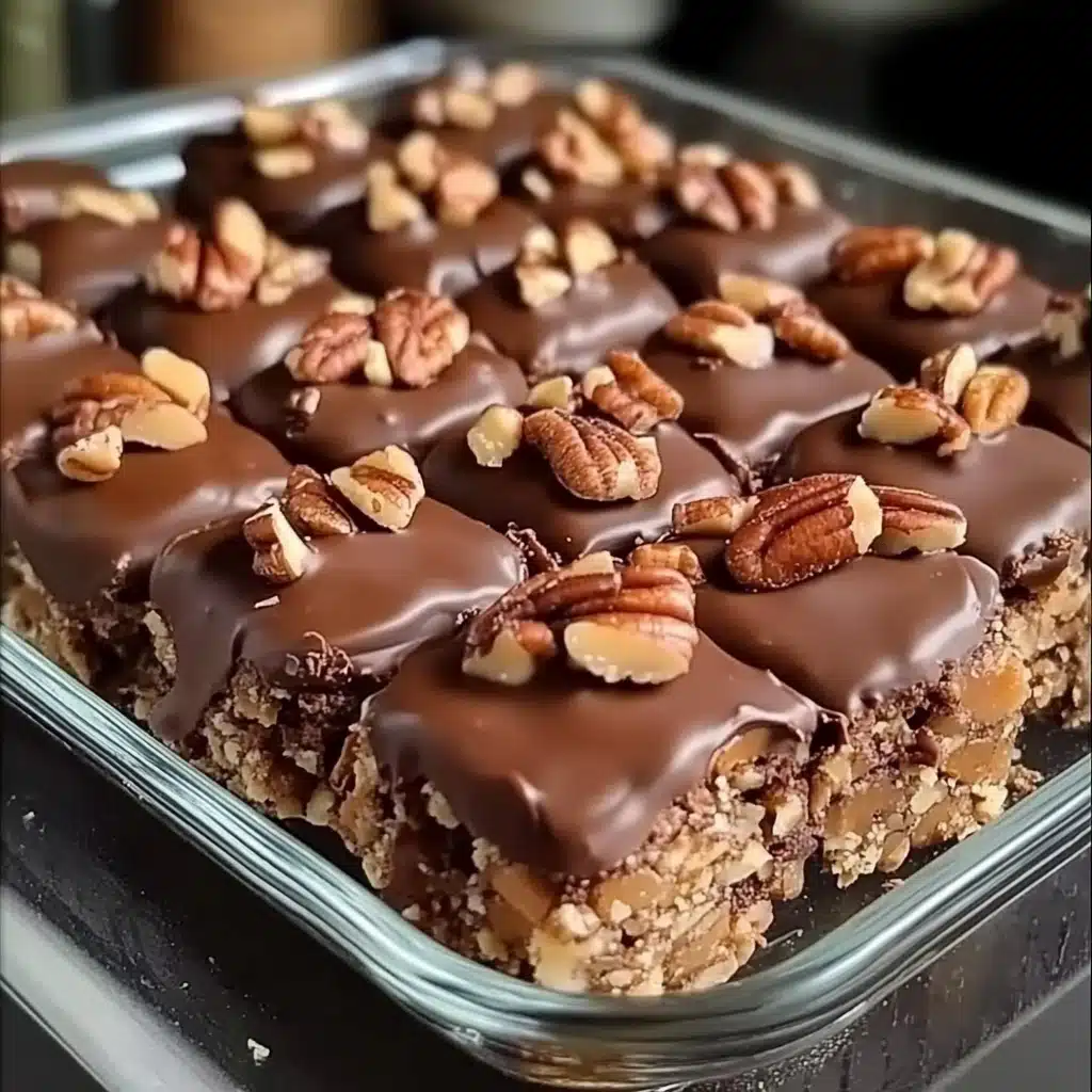 CHOCOLATE PECAN TURTLE CLUSTERS
