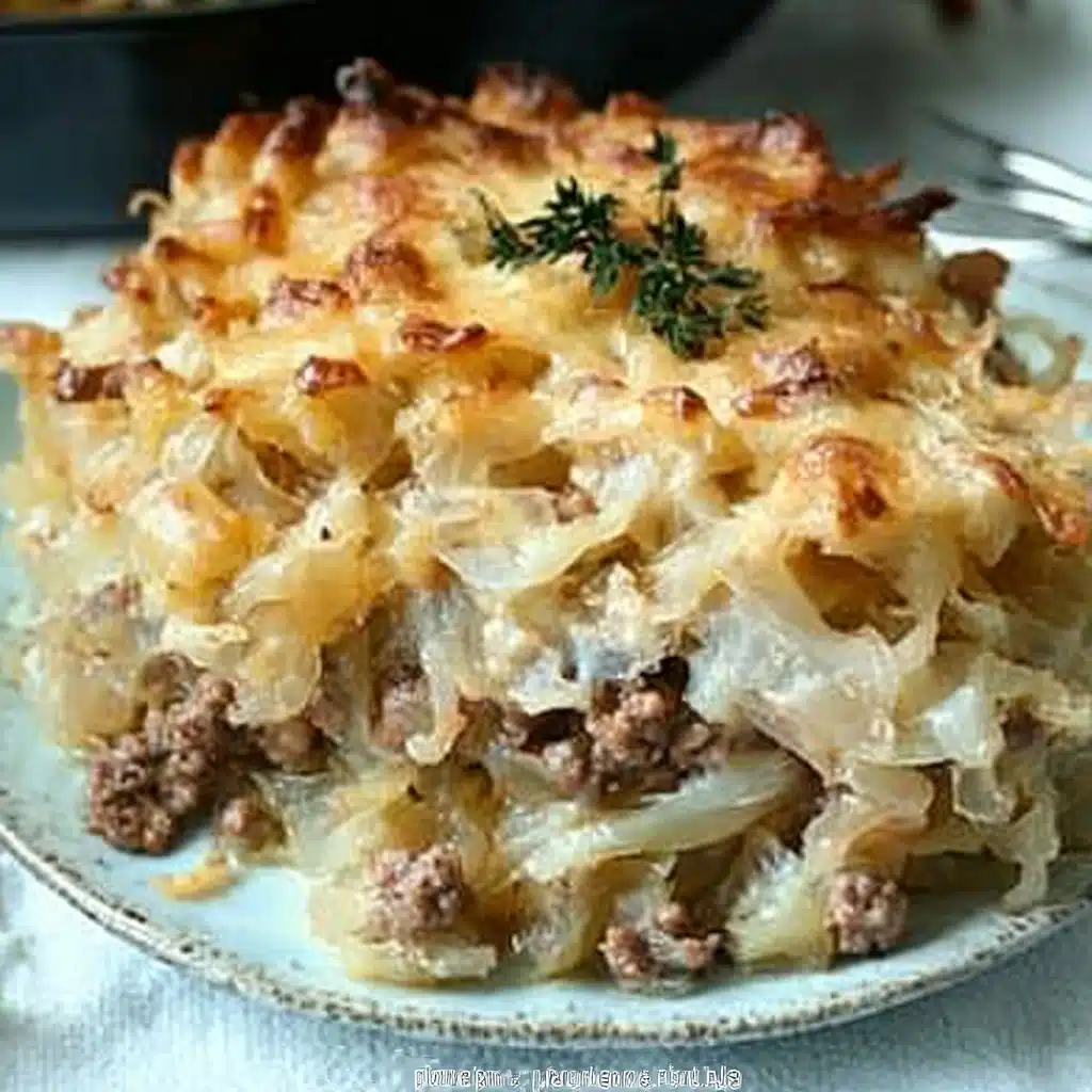 Sauerkraut Casserole Recipe with Ground Beef
