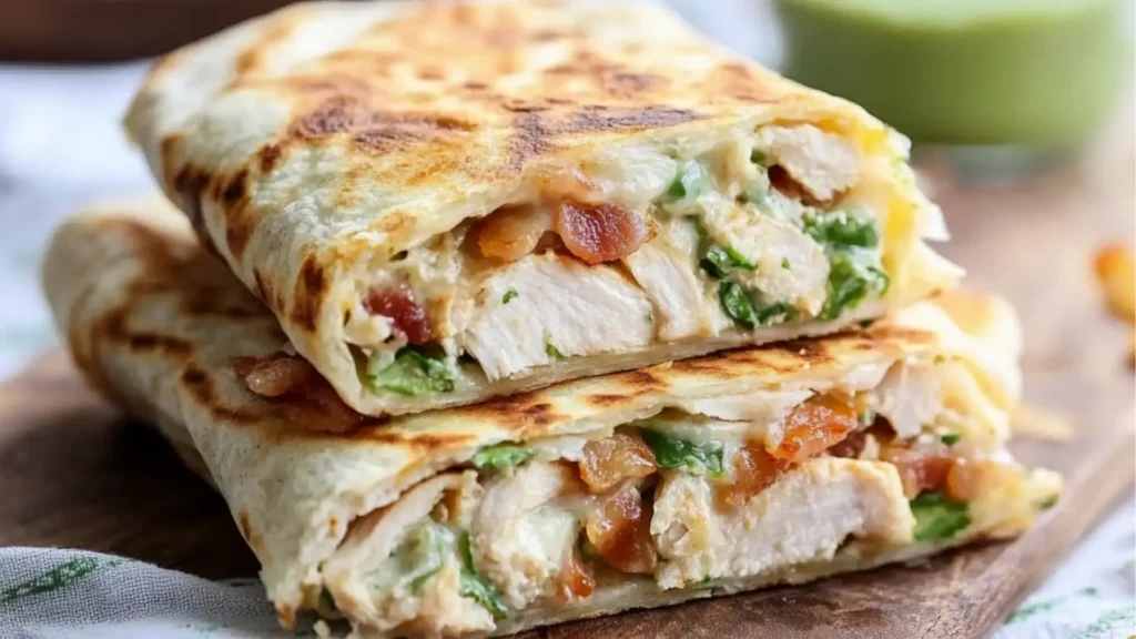 Crispy Chicken Bacon Ranch Wrap