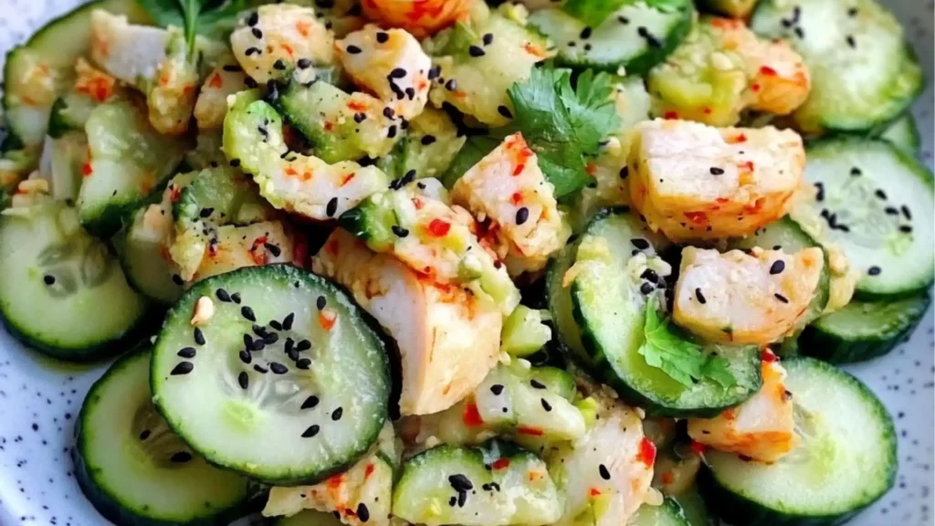 California Roll Cucumber Salad