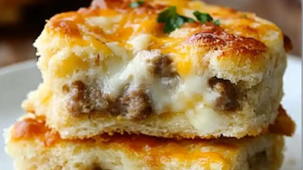 breakfast butter swim biscuits stacked on top of each other