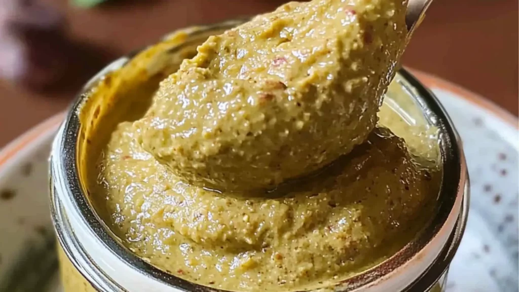 homemade italian style pistachio cream