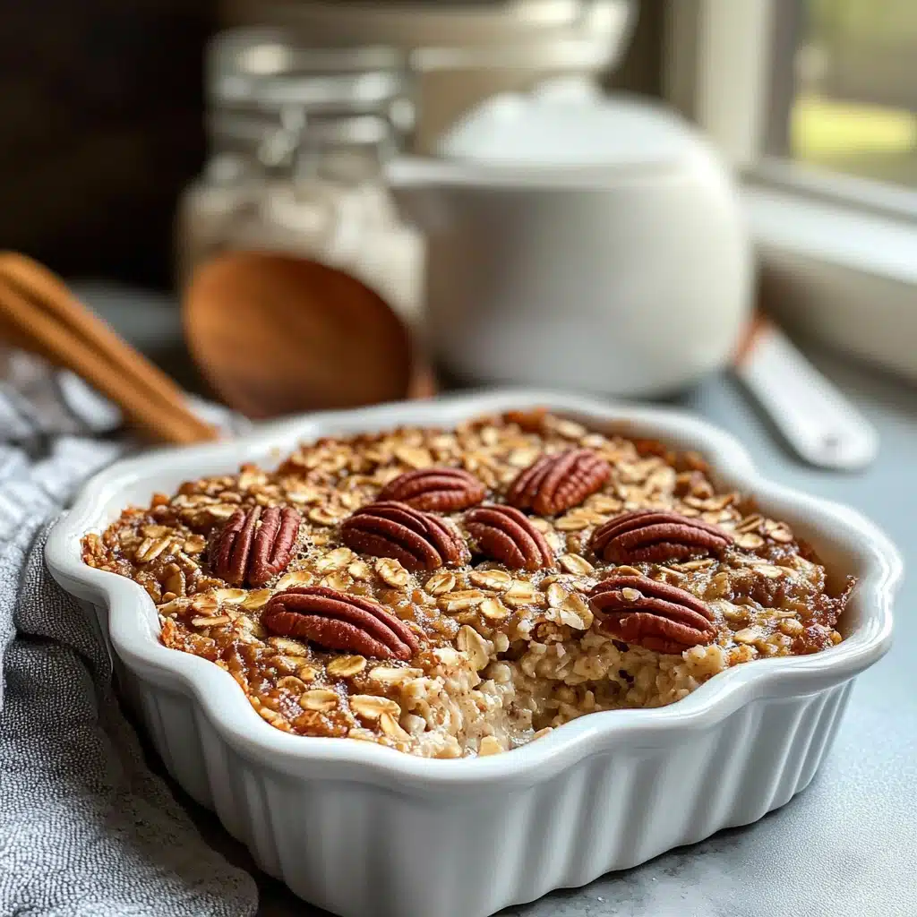 Cozy Pecan Pie Baked Oatmeal