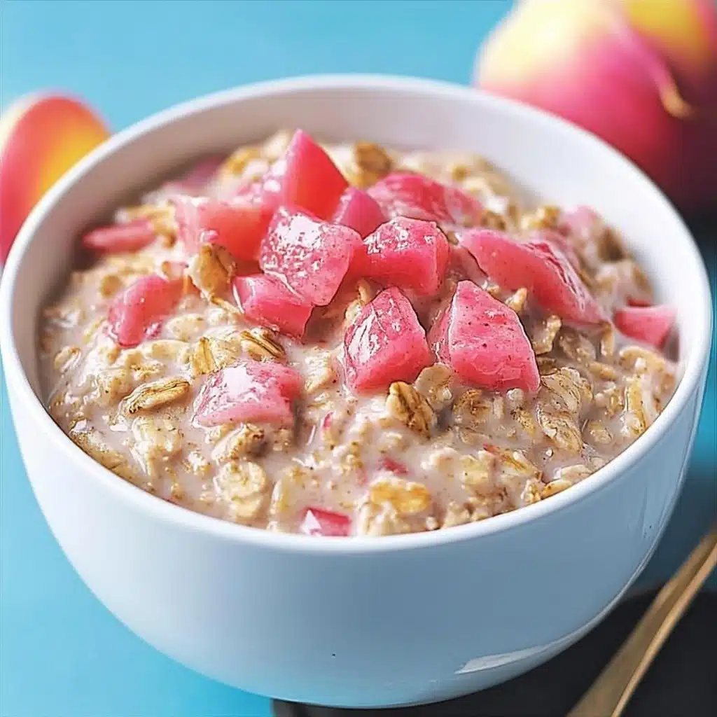 Creamy Rhubarb Overnight Oats