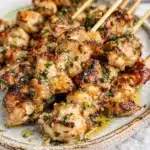 Garlic Parmesan Chicken Kebabs