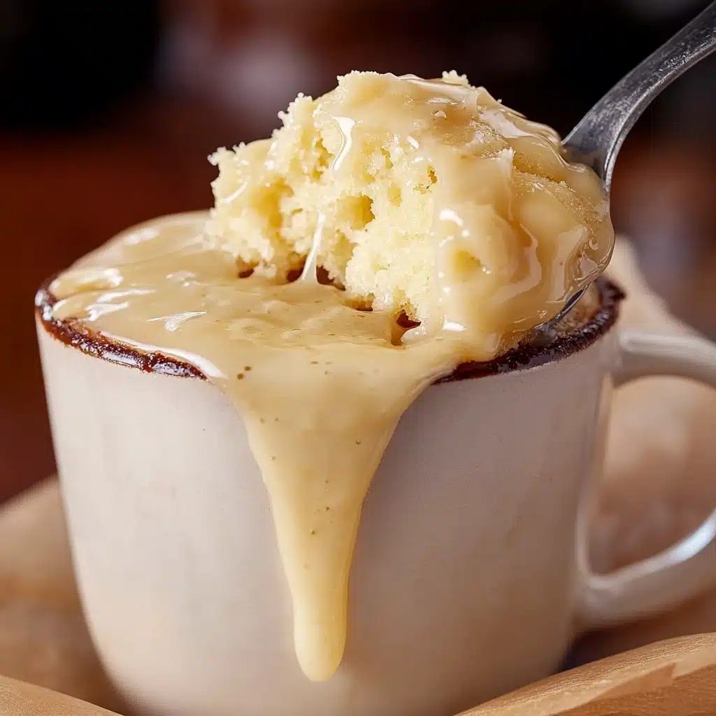 Glaze Donut Mug Cake