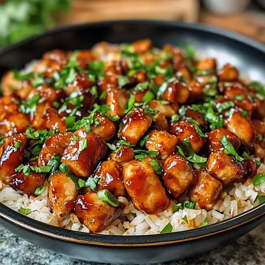 Honey BBQ Chicken Rice