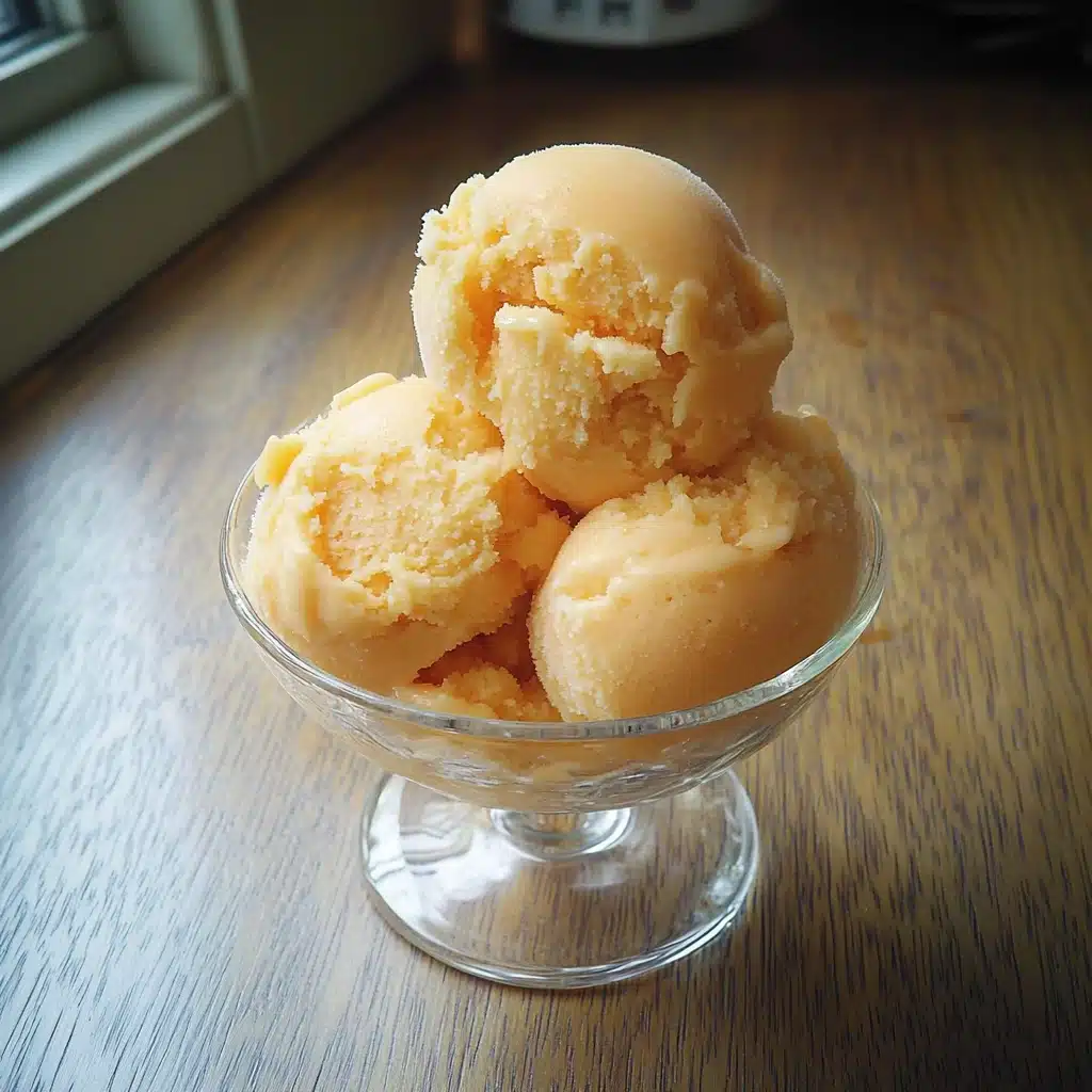 The Best Peach Sorbet Without Ice Cream Maker · Chef Not Required