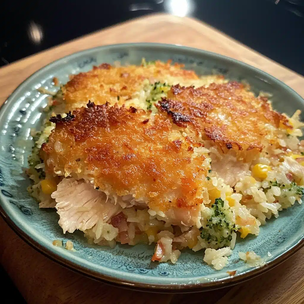 Rotisserie Chicken and Rice Casserole