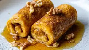 Pumpkin French Toast Roll-Ups, fall recipes, breakfast ideas