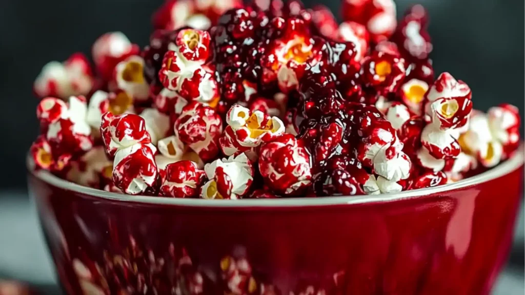 Bloody Red Velvet Popcorn