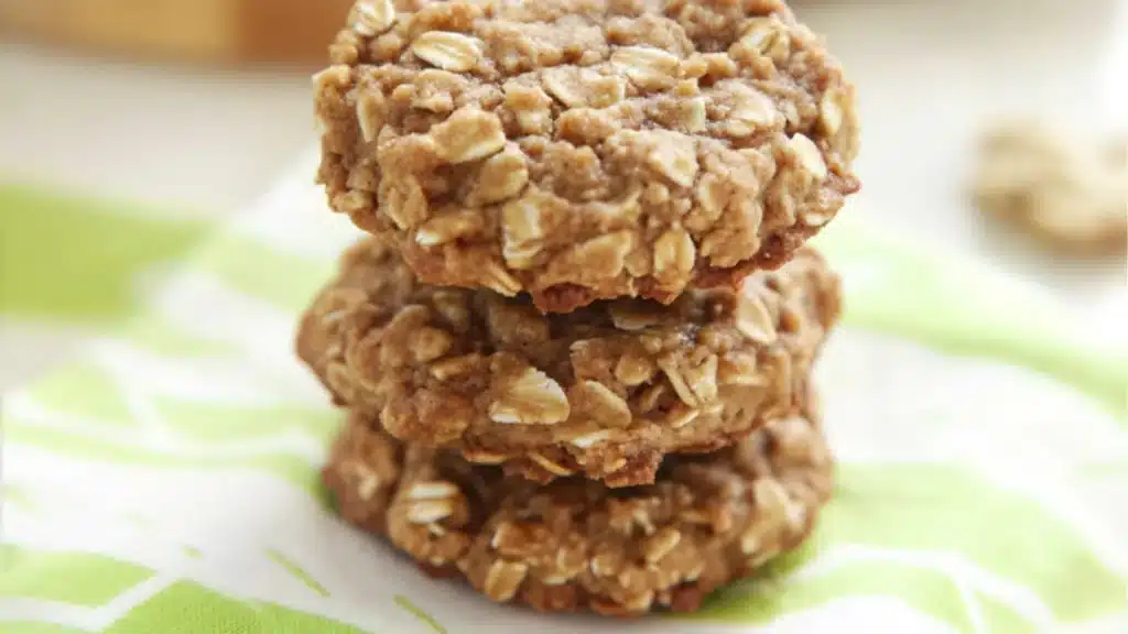 an oatmeal breakfast is served in a bowl with the words, easy and gluten free toddler breakfast oatmeal cookies
