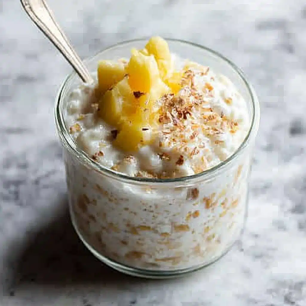 Coconut Cream Pie Overnight Oats