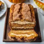 Cream Cheese Swirled Cinnamon Pumpkin Butter Bread
