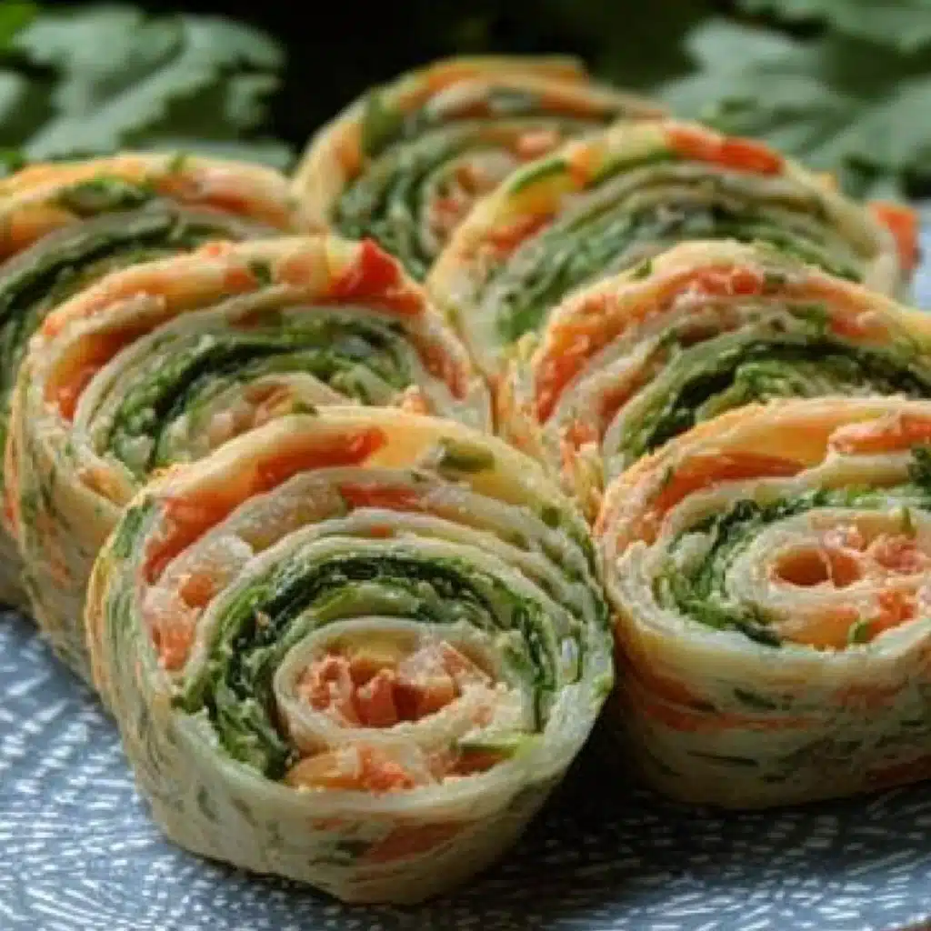 Fresh Vegetable Tortilla Roll Ups