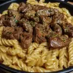 Garlic Butter Steak & Pasta