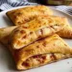 Homemade Cheesy Pizza Pockets