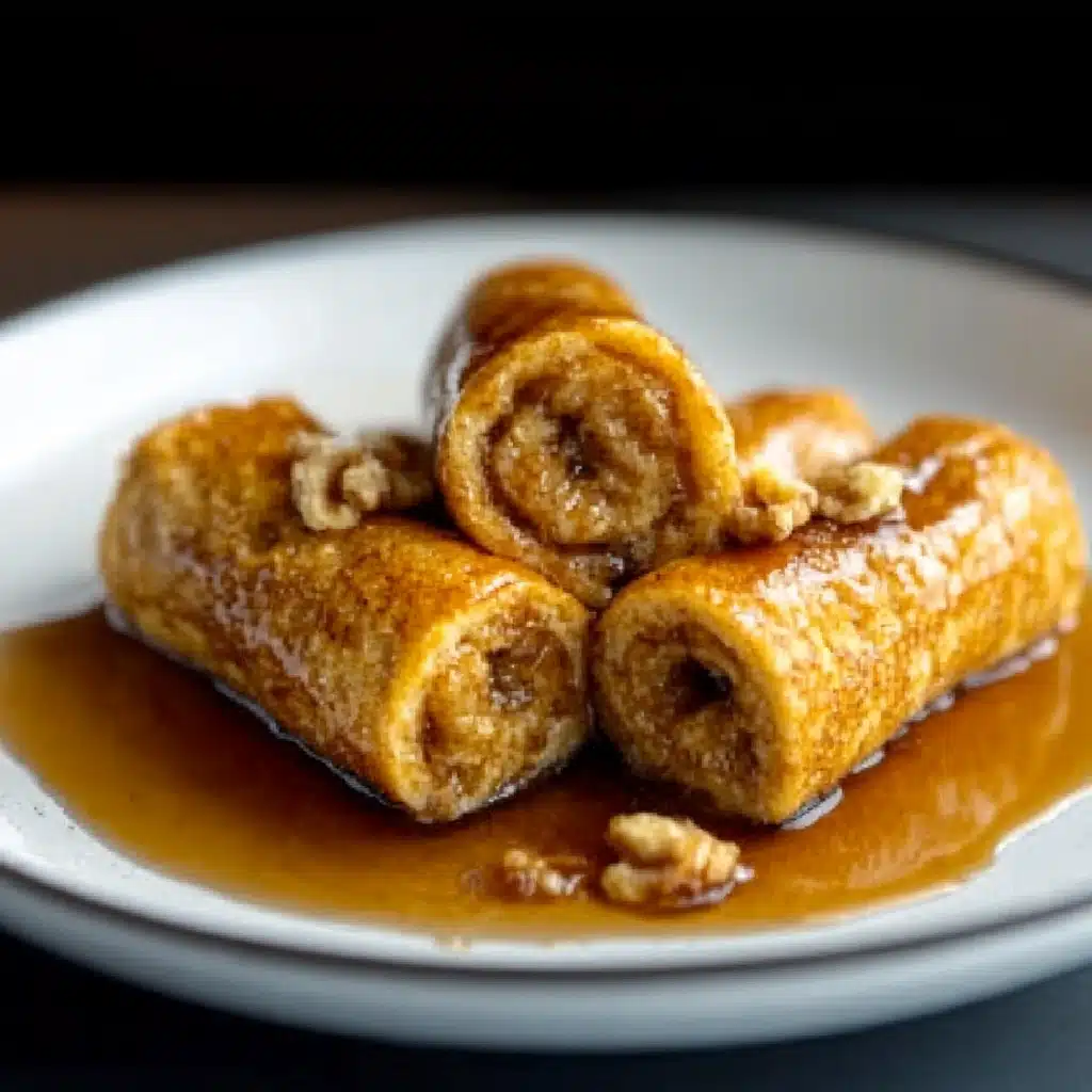 Pumpkin French Toast Roll-Ups