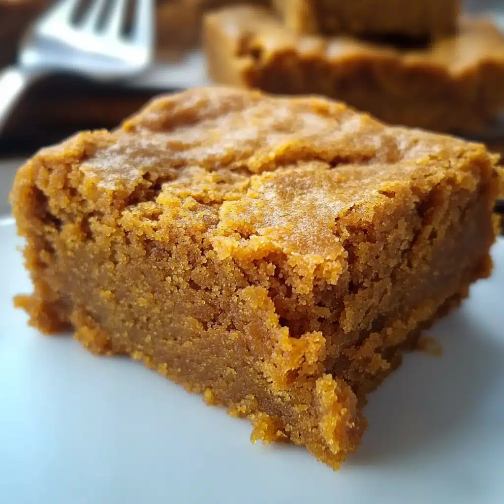 Pumpkin Maple Blondies