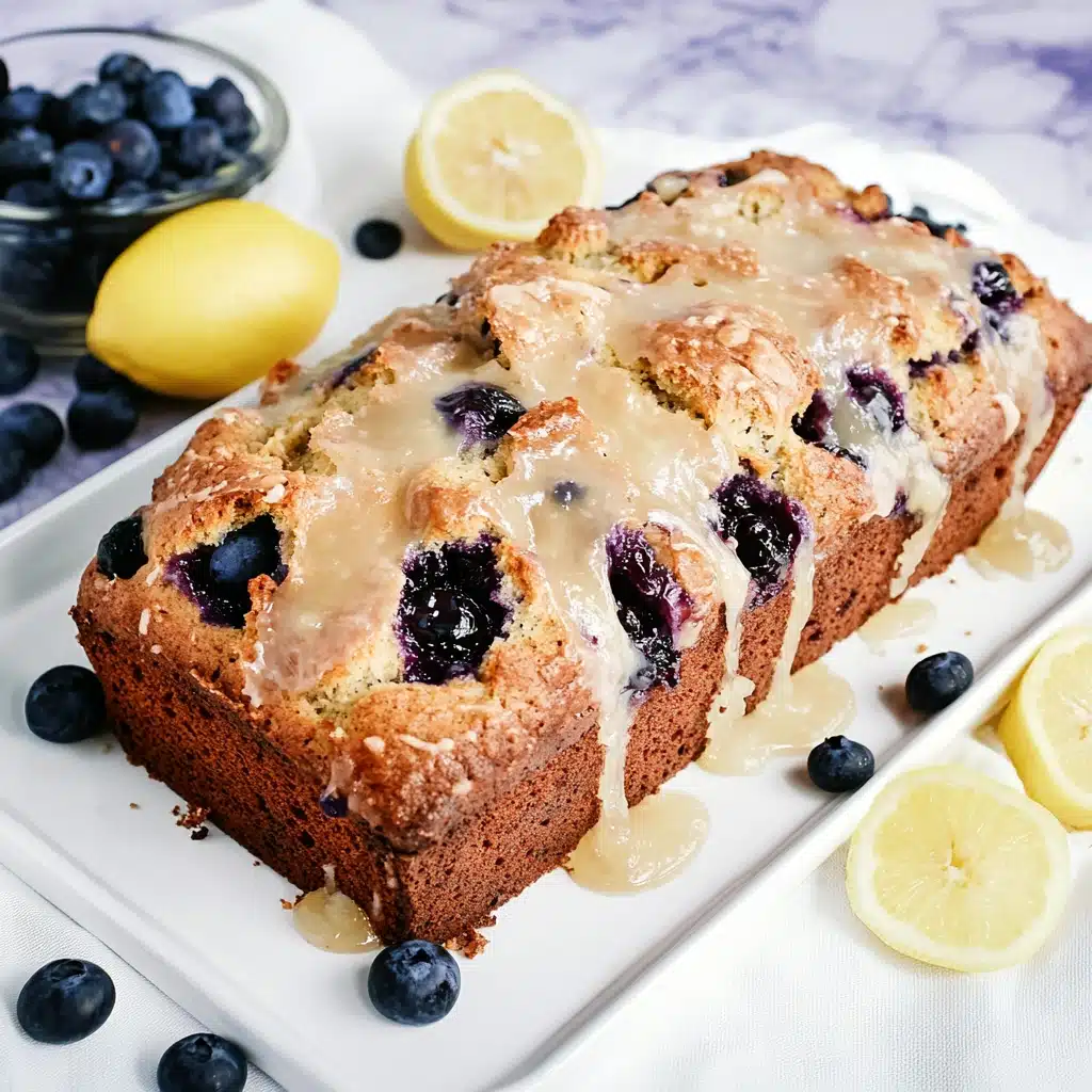 Sourdough Blueberry Lemon Quick Bread