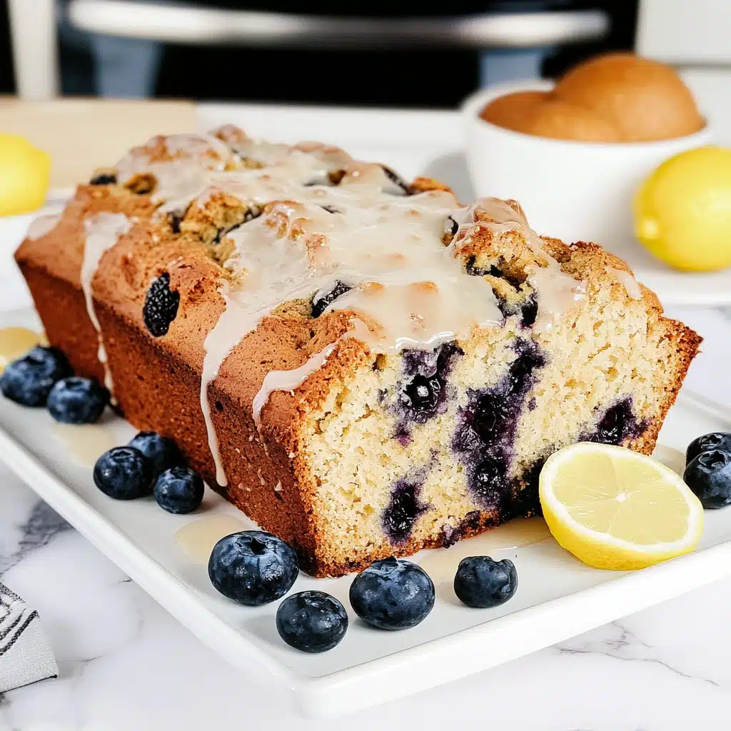 Sourdough Blueberry Lemon Quick Bread