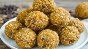 no - bake pumpkin bites gluten free vegan are the perfect treat for halloween