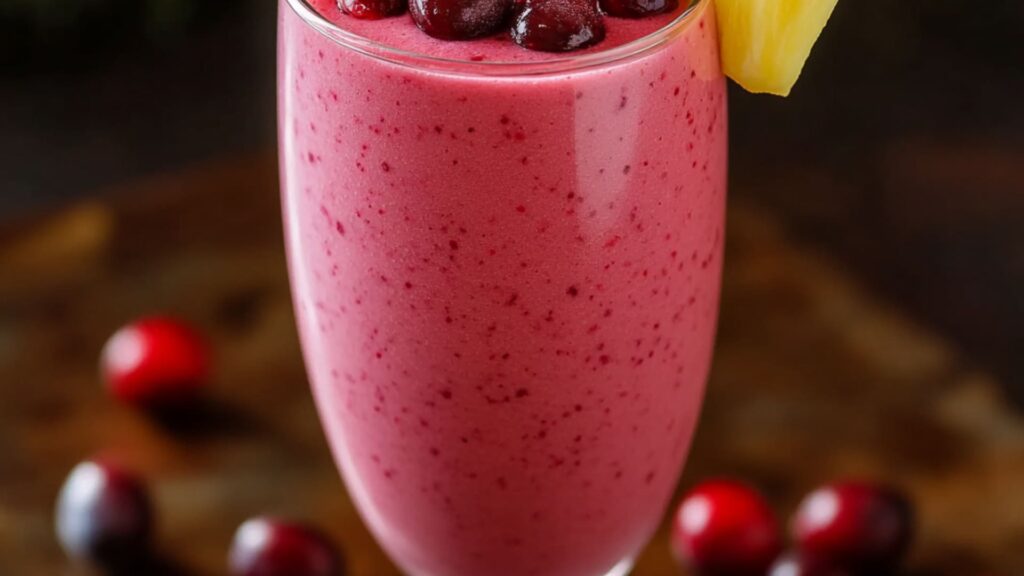 Pineapple & Cranberry Smoothie