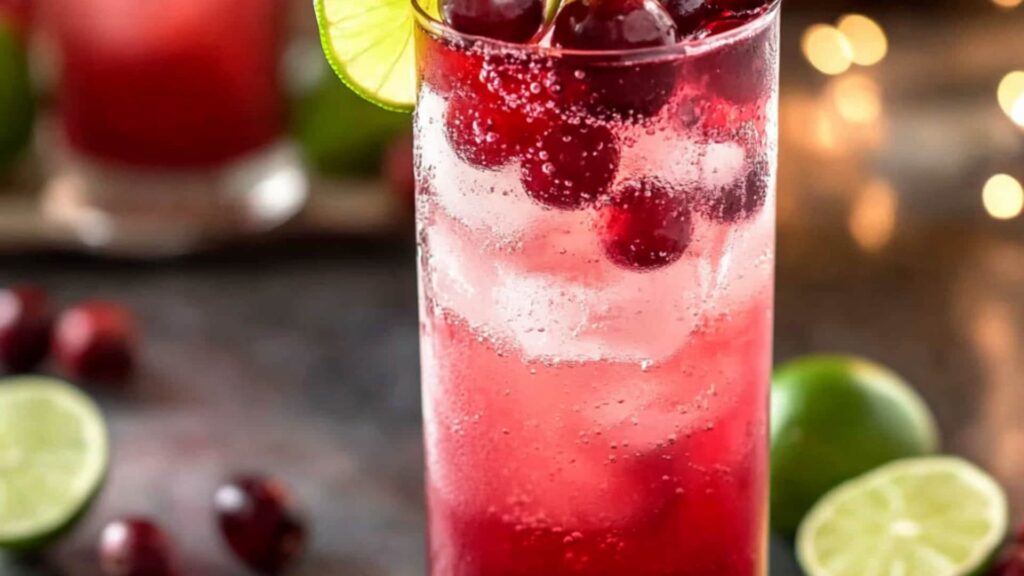 Cranberry Lime Mocktail
