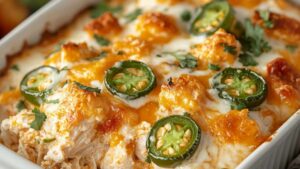 Jalapeño Chicken Popper Bake