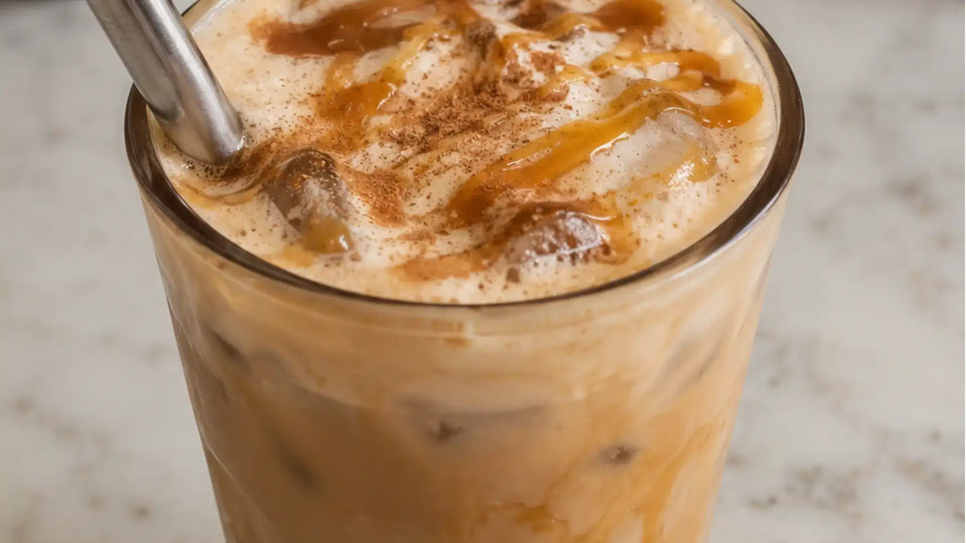 Salted Caramel Iced Coffee