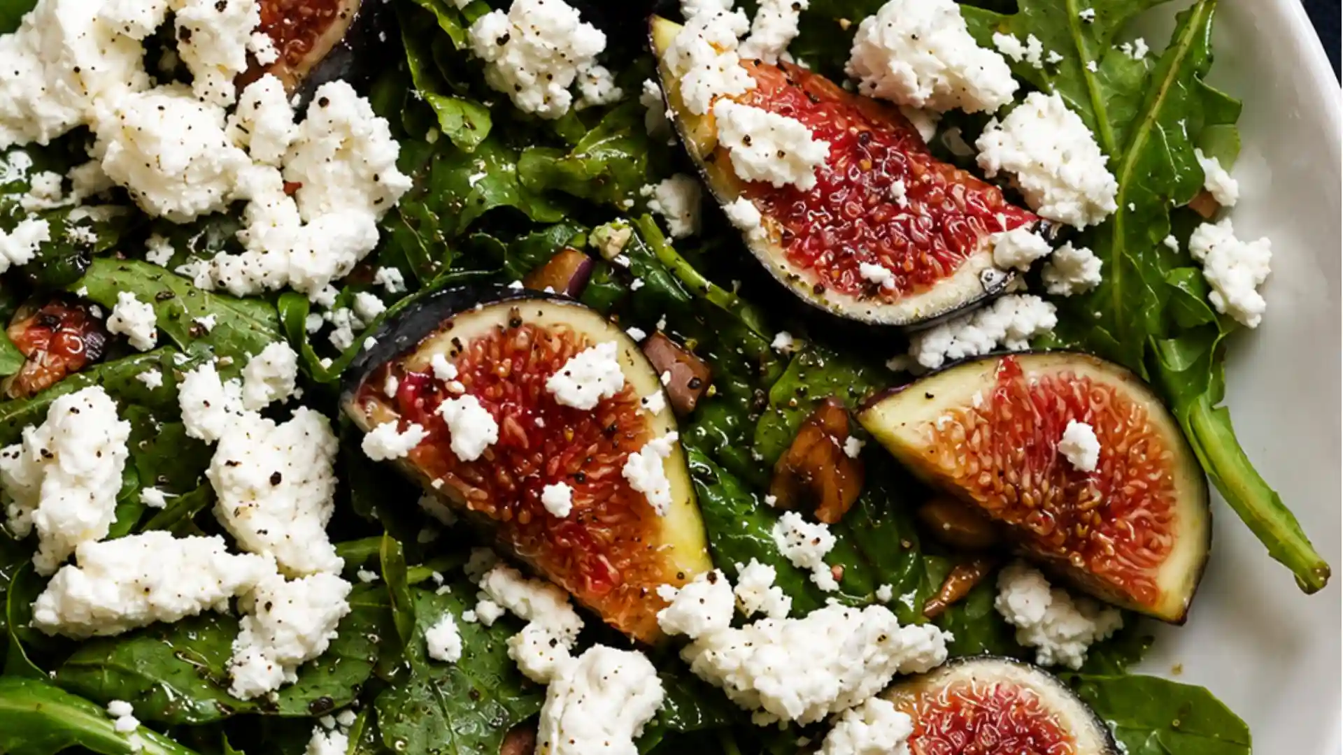 Fig Goat Cheese Arugula Salad
