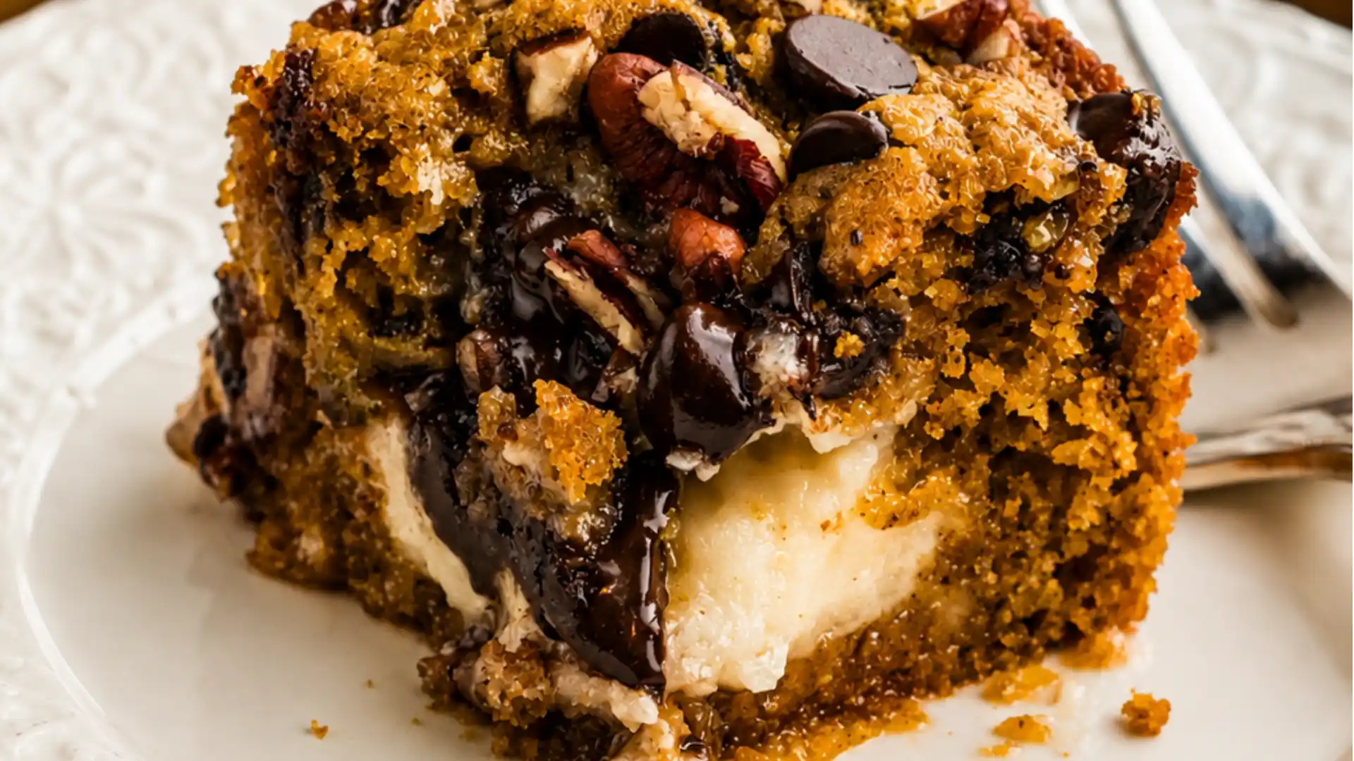 Pumpkin Earthquake Cake